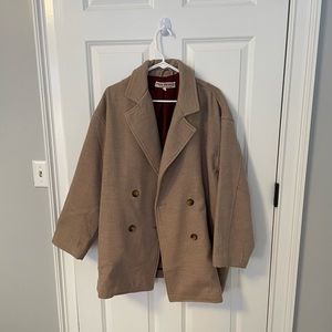 Oversized Free People Pea Coat